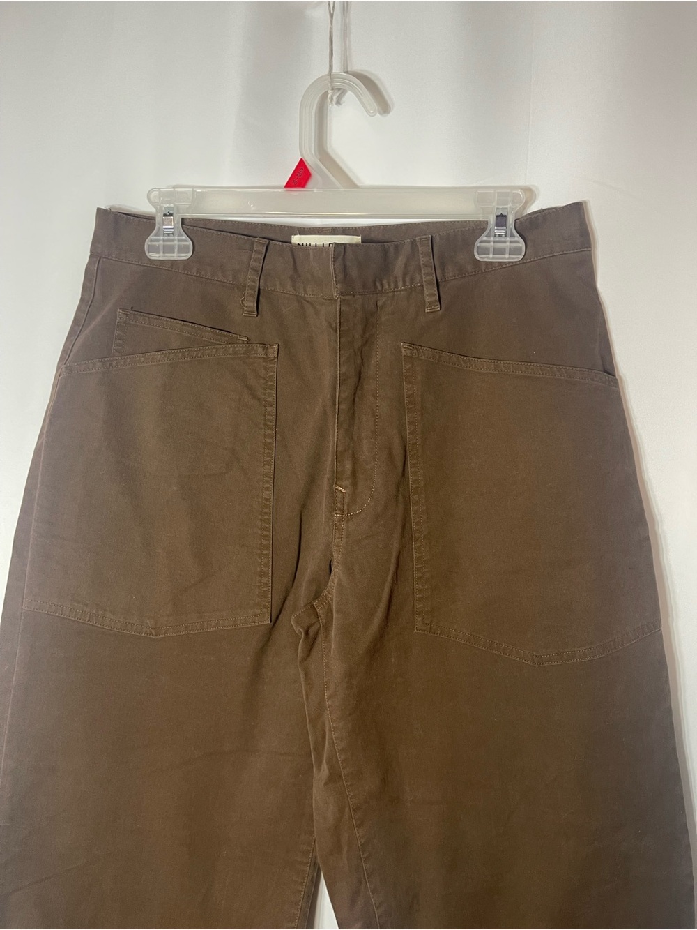 Nili Lotan Brown High-Rise Relaxed Track Pants - Picture 3 of 8